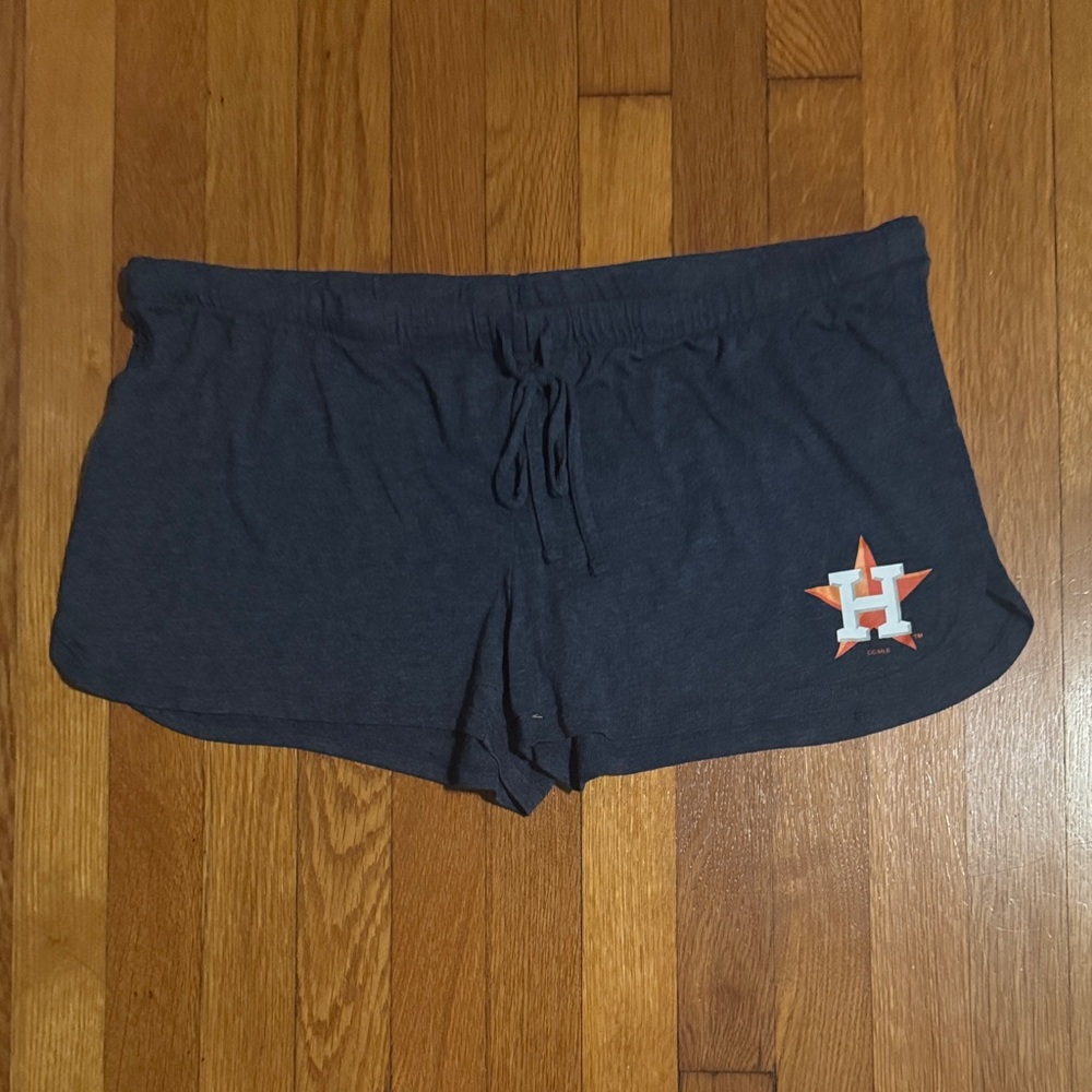 Houston Astros Gear XL Women's Navy Logo Shorts